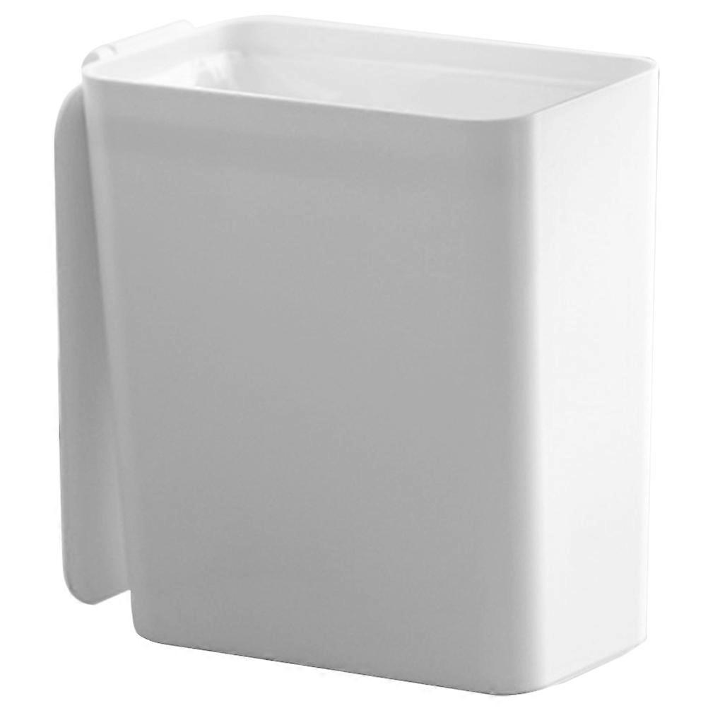 Mini Desk Trash Can with Lid – Compact Garbage Bin for Office, Bedroom, Kitchen – Portable & Easy to Container