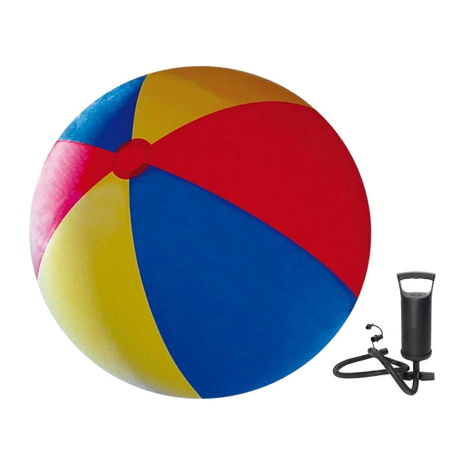 Inflatable Beach Ball Interactive Toy Outdoor Activity Portable Parent Child