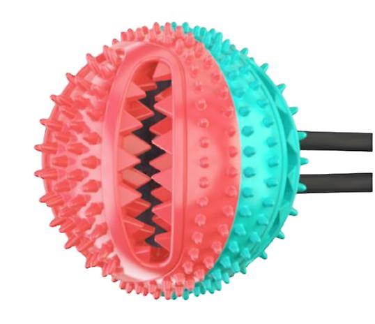 Multifunctional dog cat safe elastic cleaning teeth ball