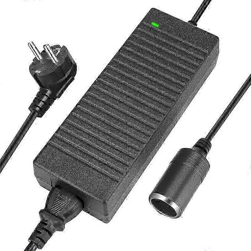 10A 120W AC to DC Adapter, 220V 12V Car Cigarette Lighter Socket Converter 100-240V