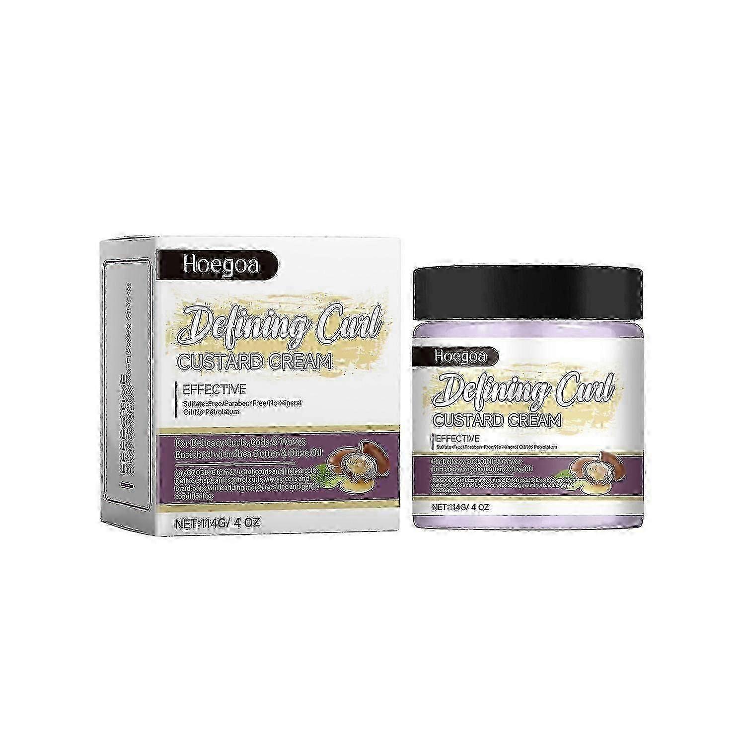Hoegoa evaporation-free curling cream nourishes and repairs curly hair elasticity and volume lazy lo