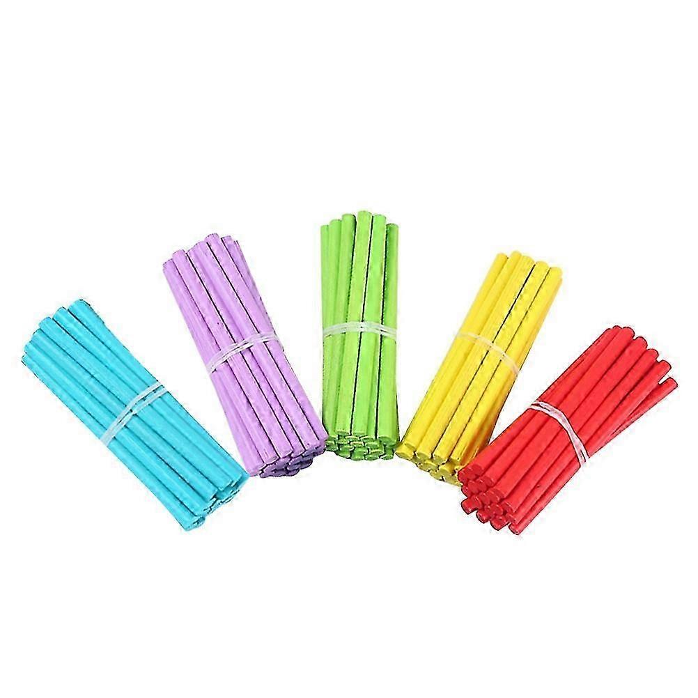 100 Pcs Kidcraft Playset Wooden Counting Sticks Math Educational Toys Counting Sticks Kids Counting 
