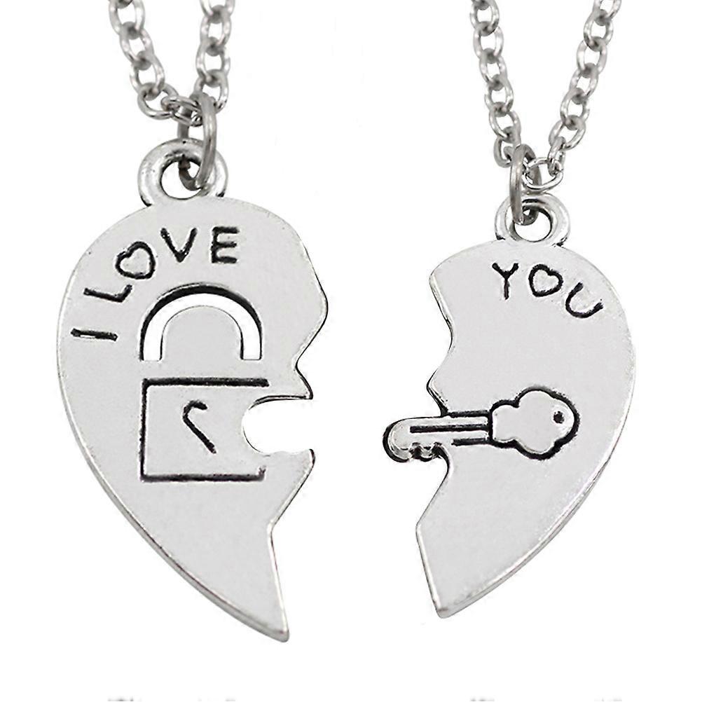 Stylish Key Lock Pendant, Romantic Gesture for Valentine's Celebration