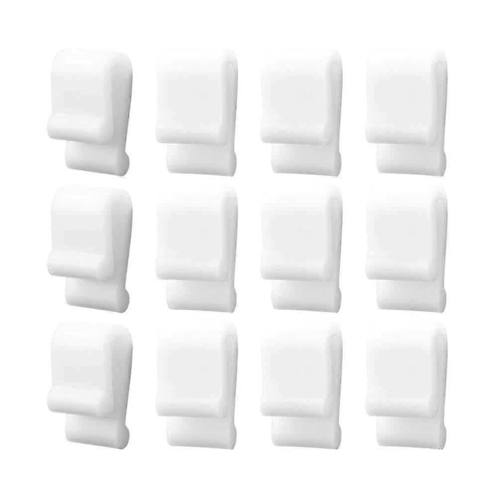 12pcs Dutch Oven Lid Protector Clips Oven Lid Flexible Bumper Protector Clips Protector Clips Cookware Protector White