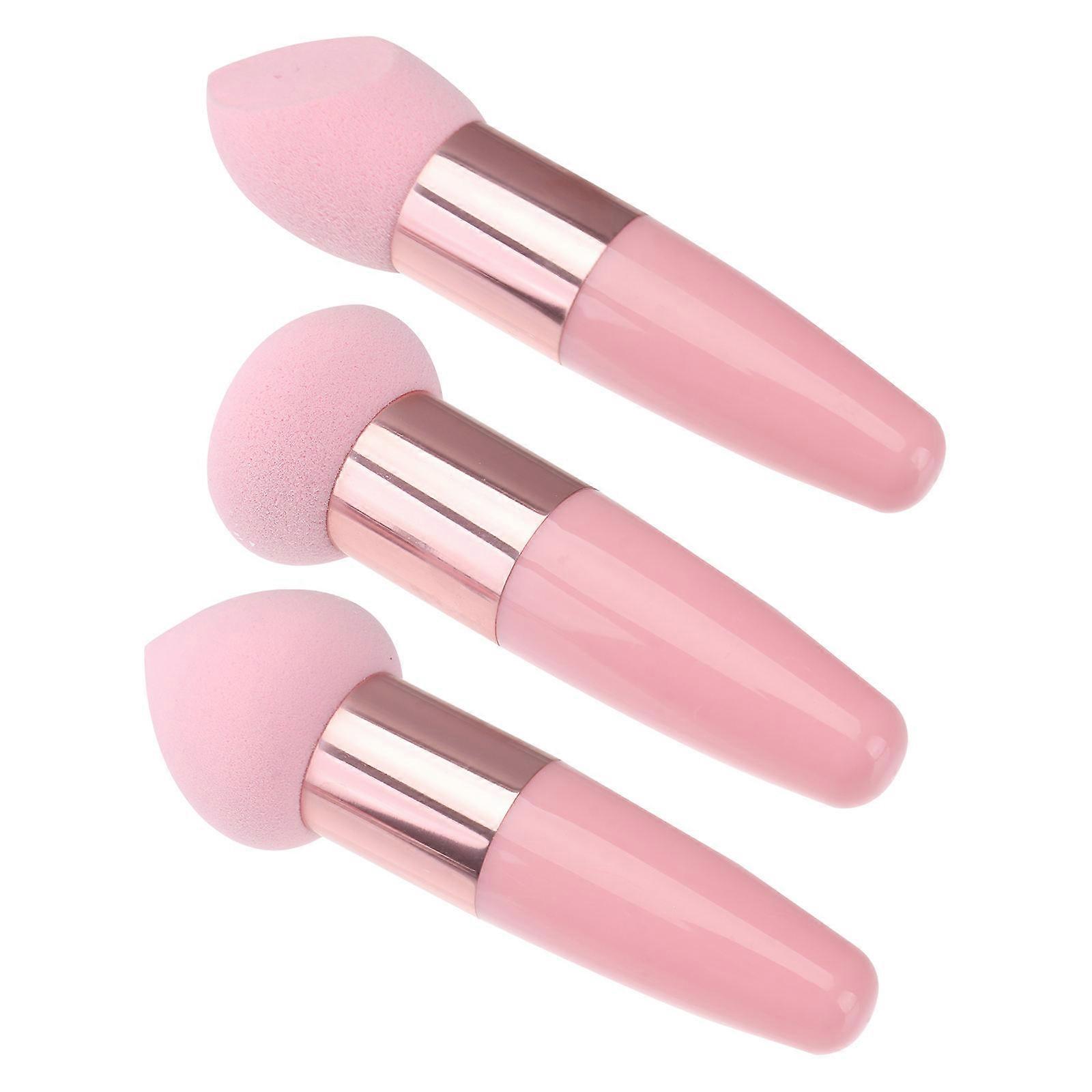 3Pcs Double End Makeup Pens with Sponge for Foundation Application