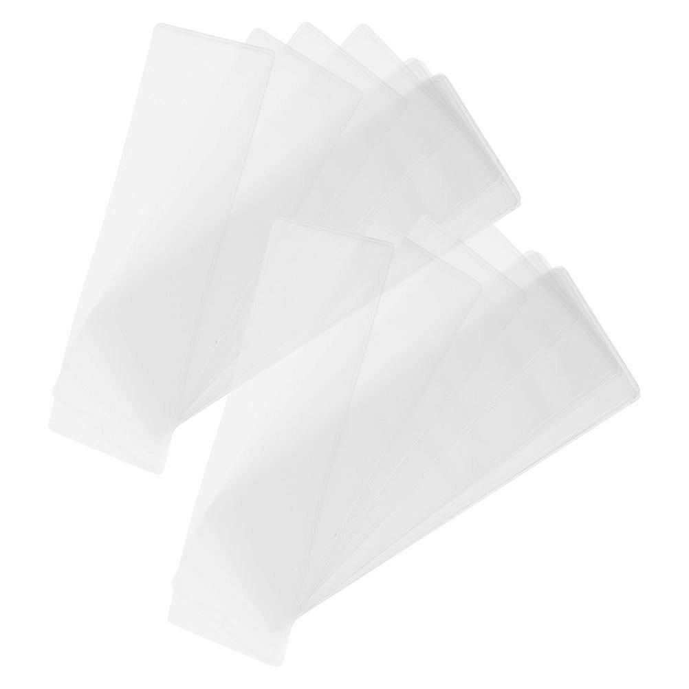 Transparent Holders for Bookmarks, Protects Against Water, Ideal for Study or Work