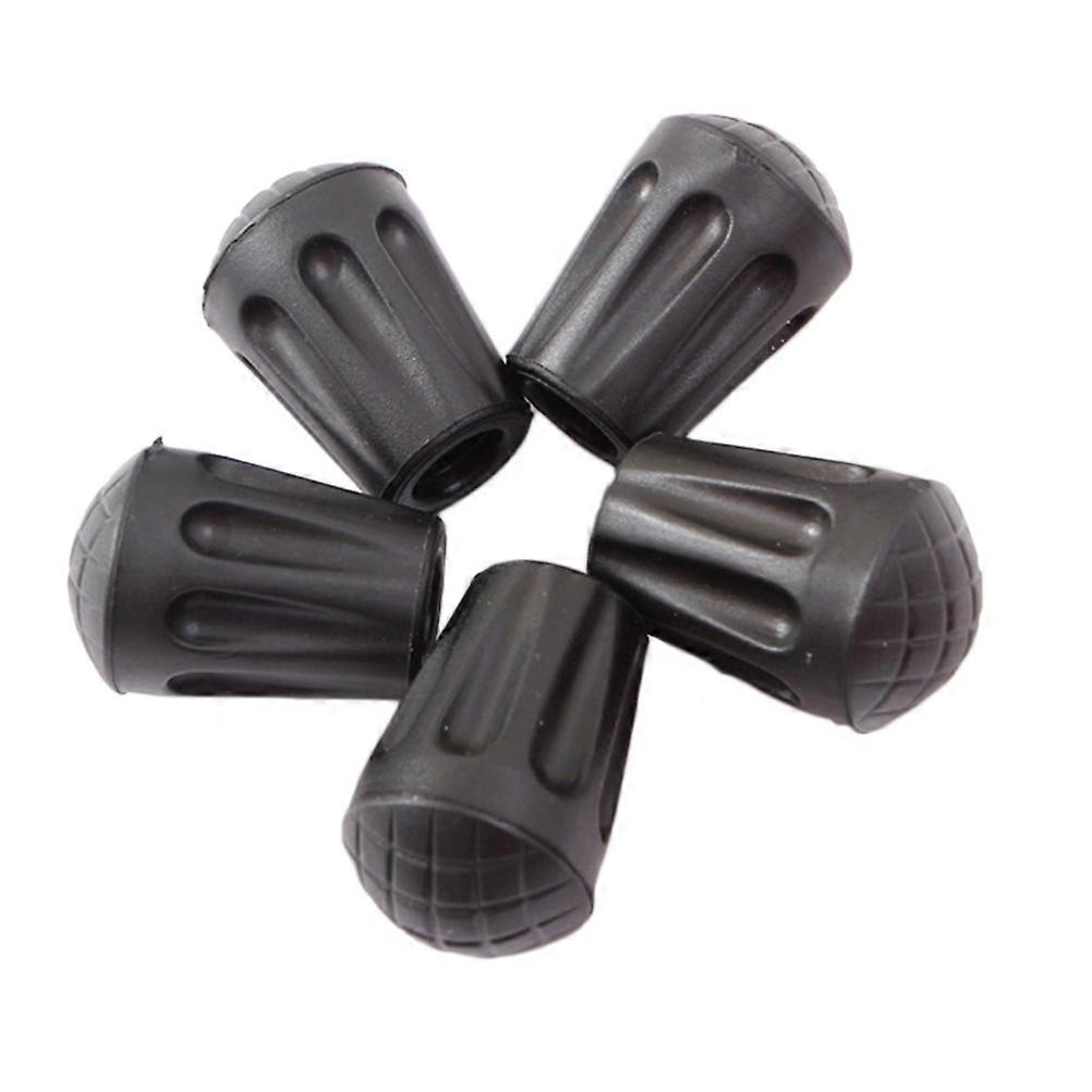 Hiking Pole Rubber Stoppers,Anti-slip Ends for Enhanced Stability,Compact Size