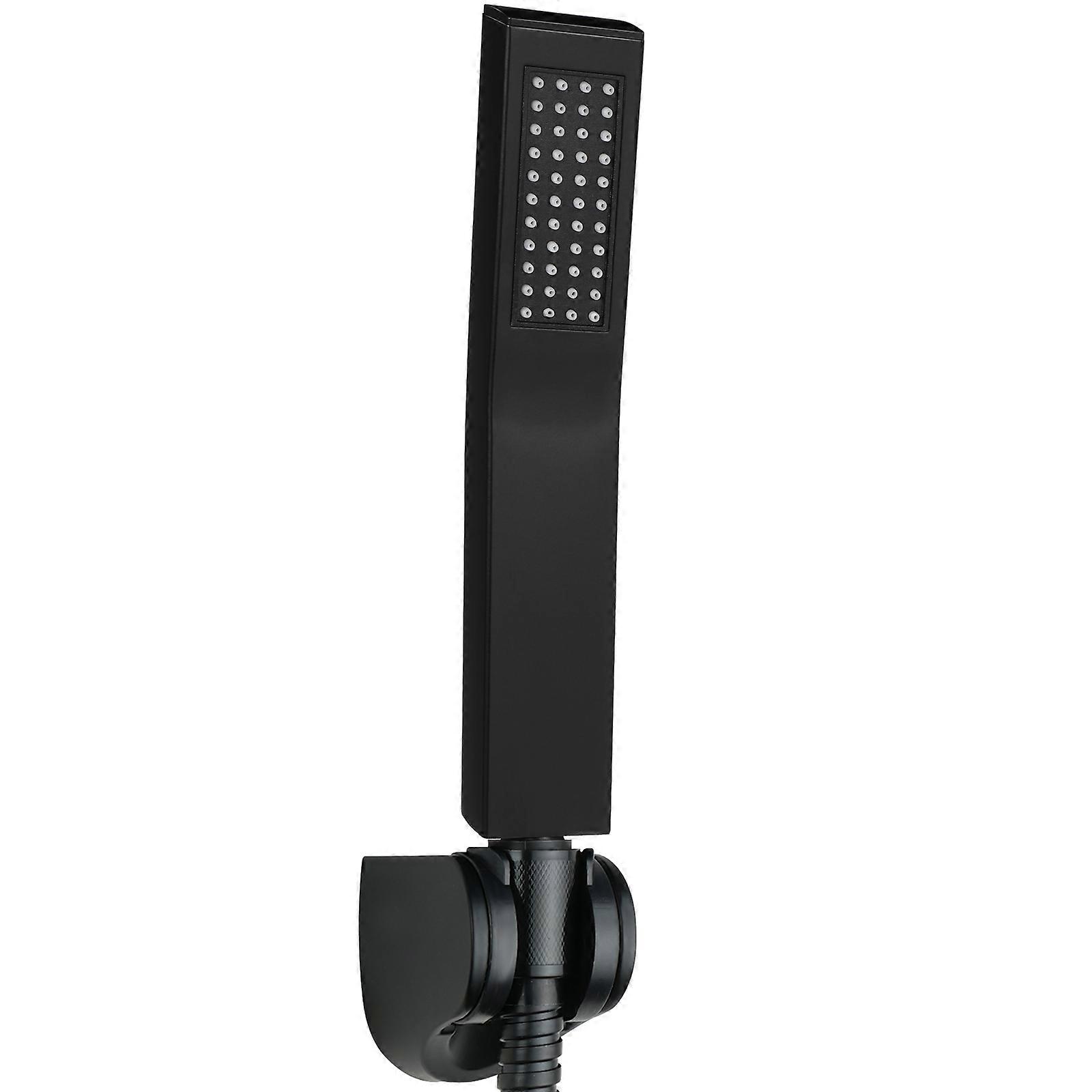 High Pressure Shower Head Black for Home Use Featuring Stainless Durability