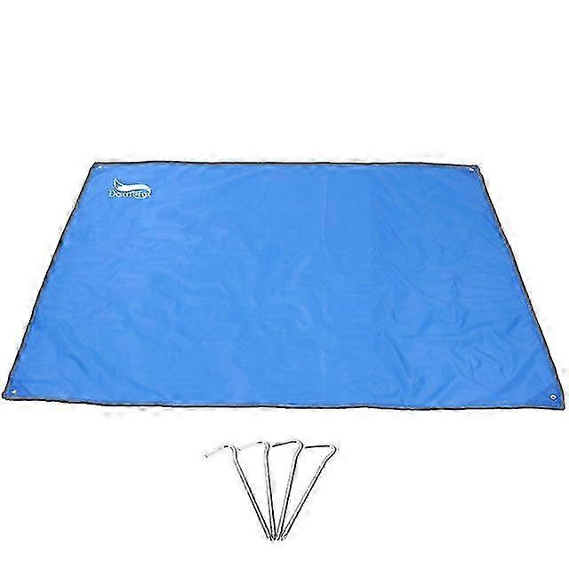 Portable Waterproof Beach Blanket 210x200cm Sandproof Mat, Ideal for Picnics and Camping, Compact Design for Easy Carrying and Storage