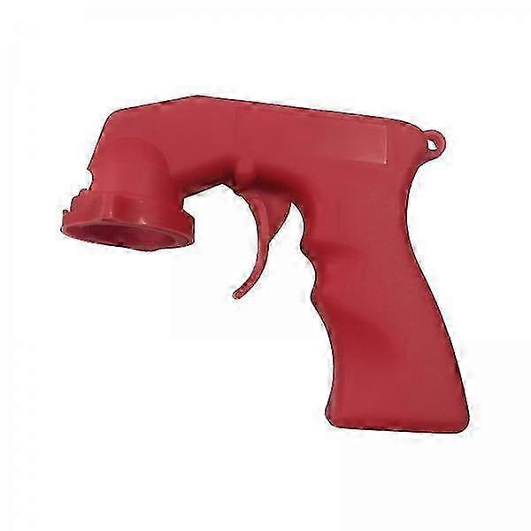 5xCan Spray Paint Handle with Full Grip Trigger Locking Collar Aerosol Handle Red hwy