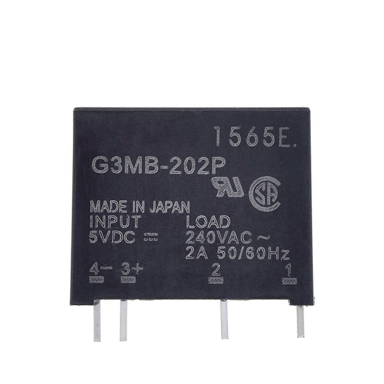 1pcs 5V 12V 24V DCAC Solid State Relay Module G3MB202P AC 240V 2A 24V