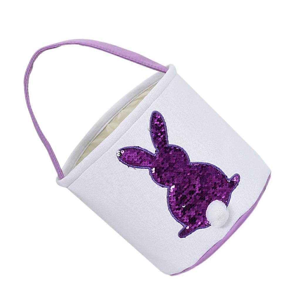 Easter Bunny Basket Portable Candy Storage Bag Decorative Cloth Basket for Party Celebrations Durable Home Event Decoration