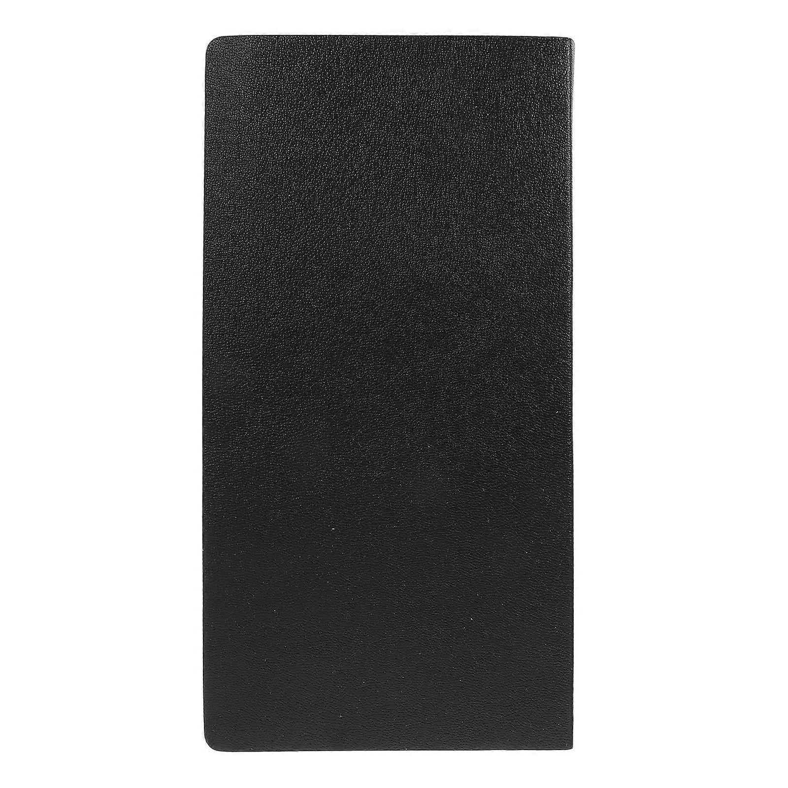 Self-Adhesive Note Pad Sticky Notepad Black Rectangular Pocket Size For Students Professionals 1Set