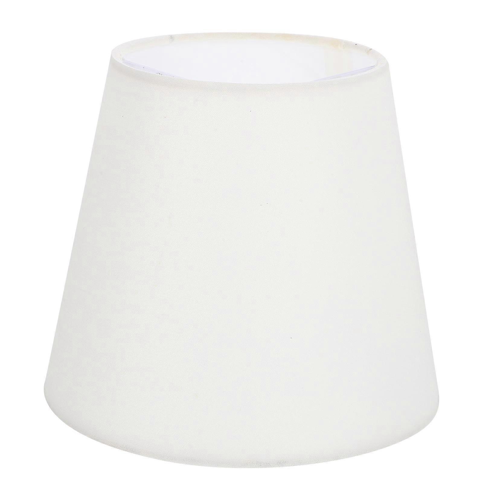 White Cloth Lampshade Replacement for Decorative Table Lamp Cover