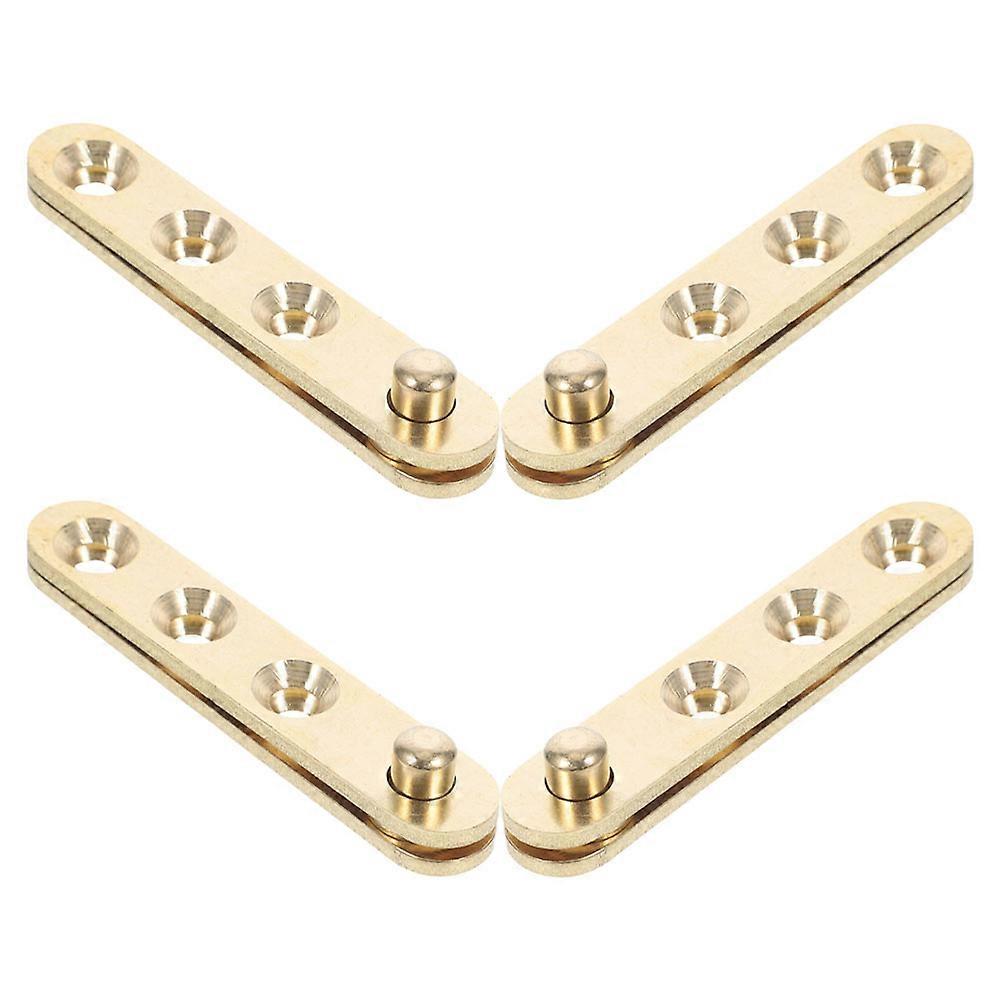 Pivot Hinge Heavy Duty Small Pivot Hinge Copper Material Wide Opening Angle Commercial Use 8Pcs