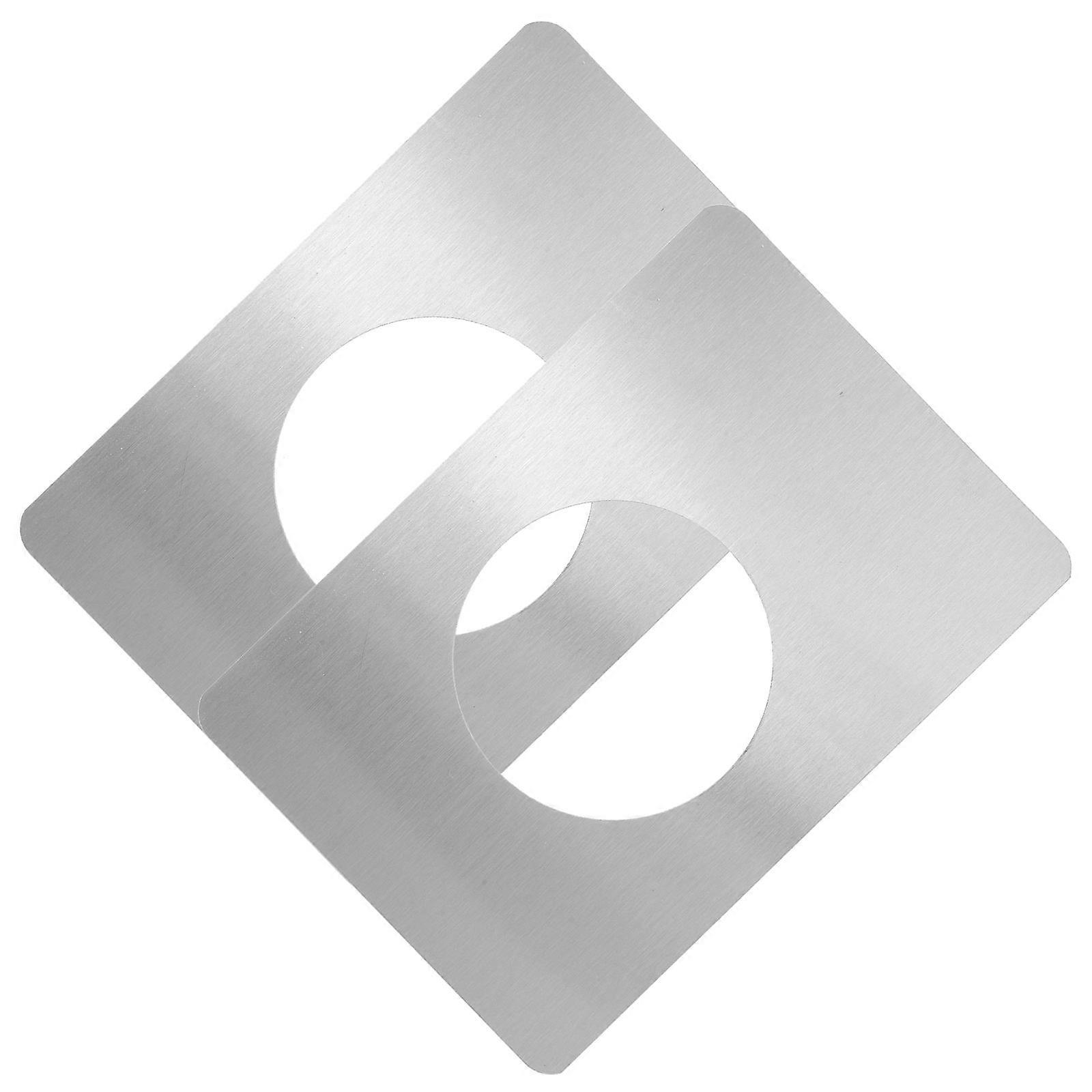 Stainless Steel Repair Plate Reinforcement Fixing Disc for Wood Door Installation – Durable, Elegant Design for Enhanced Security
