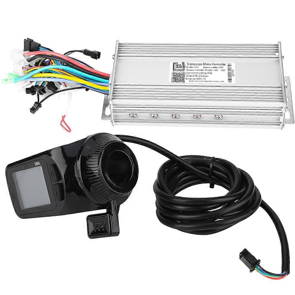 Electric Bike Brushless Controller Kit Waterproof LCD Display (1000W, 36V)
