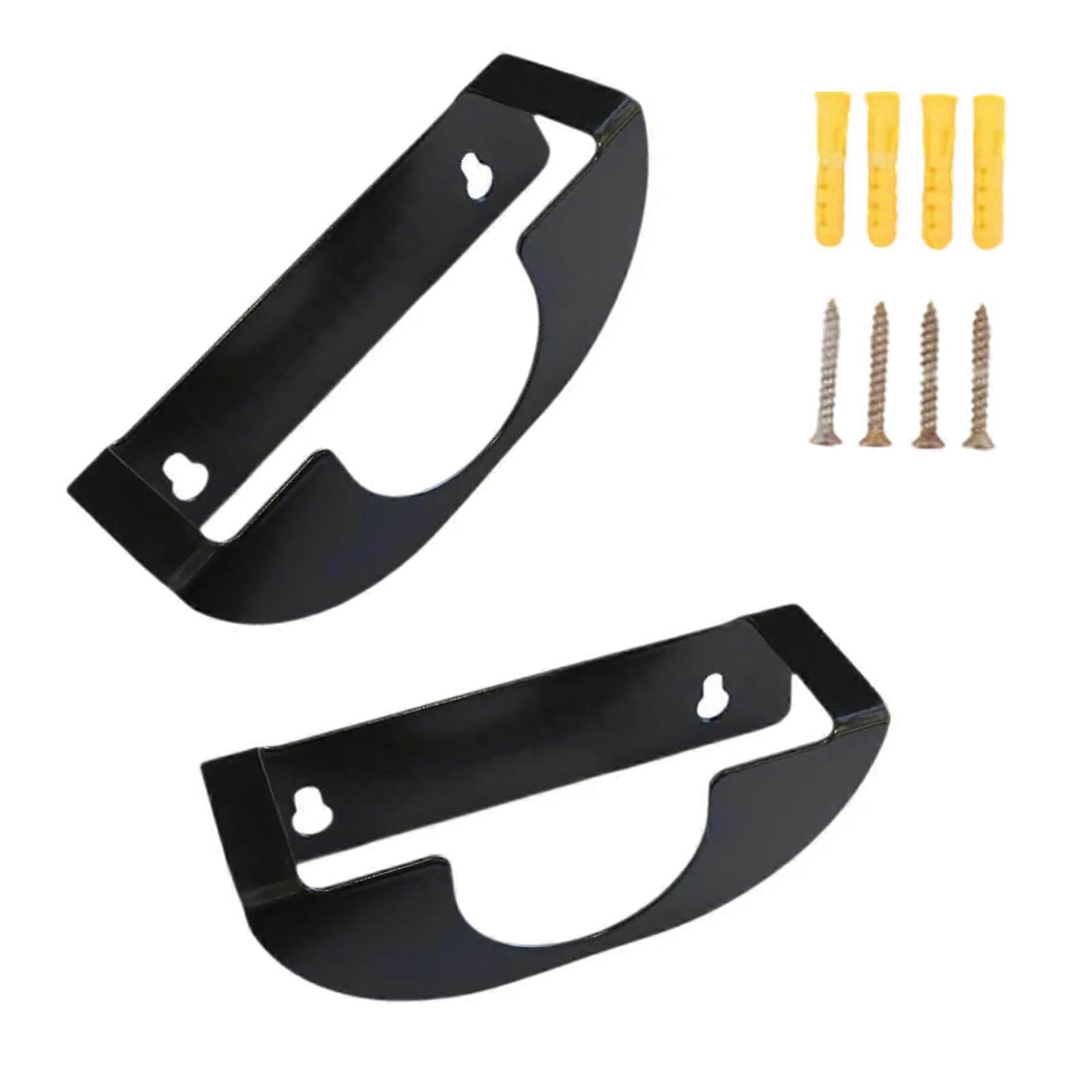 2PCS Industrial Iron Angled Grinder Wall Holders Hanger Secure Vertical Storage Rack Brackets for Workshop Organization