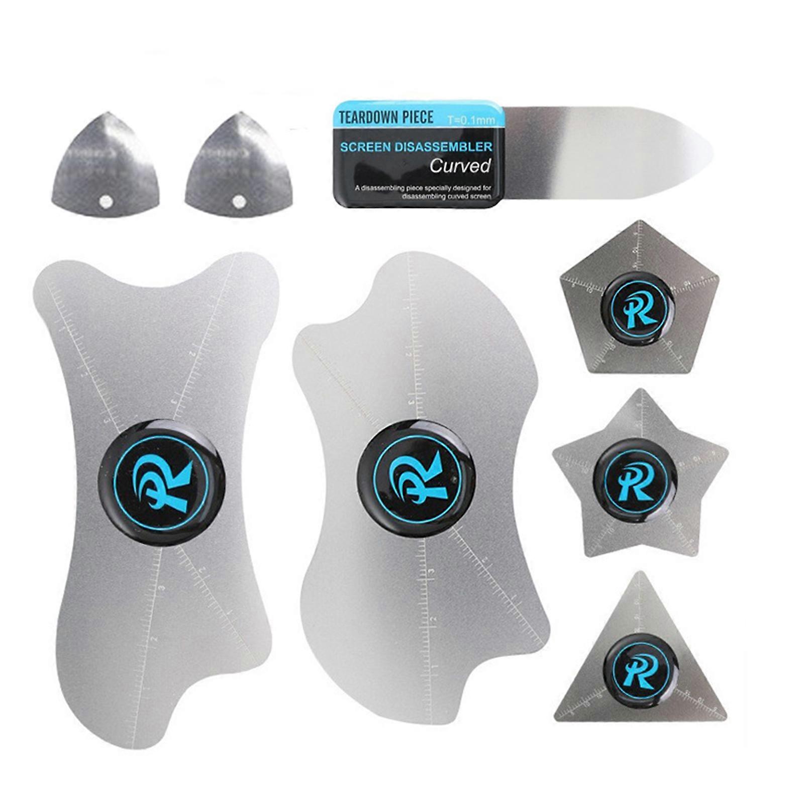 Metal Mobile Phone LCD Screen Spudger Opening Pry Card Tool Thin Flexible Nonslip Phone Disassemble Tool