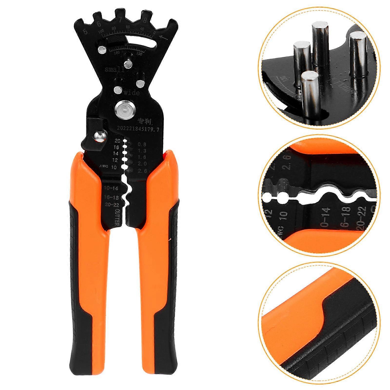 Electric Wire Stripper Tool Wire Stripping Pliers Multifunctional Design For Professional Electrician Tasks 1Set