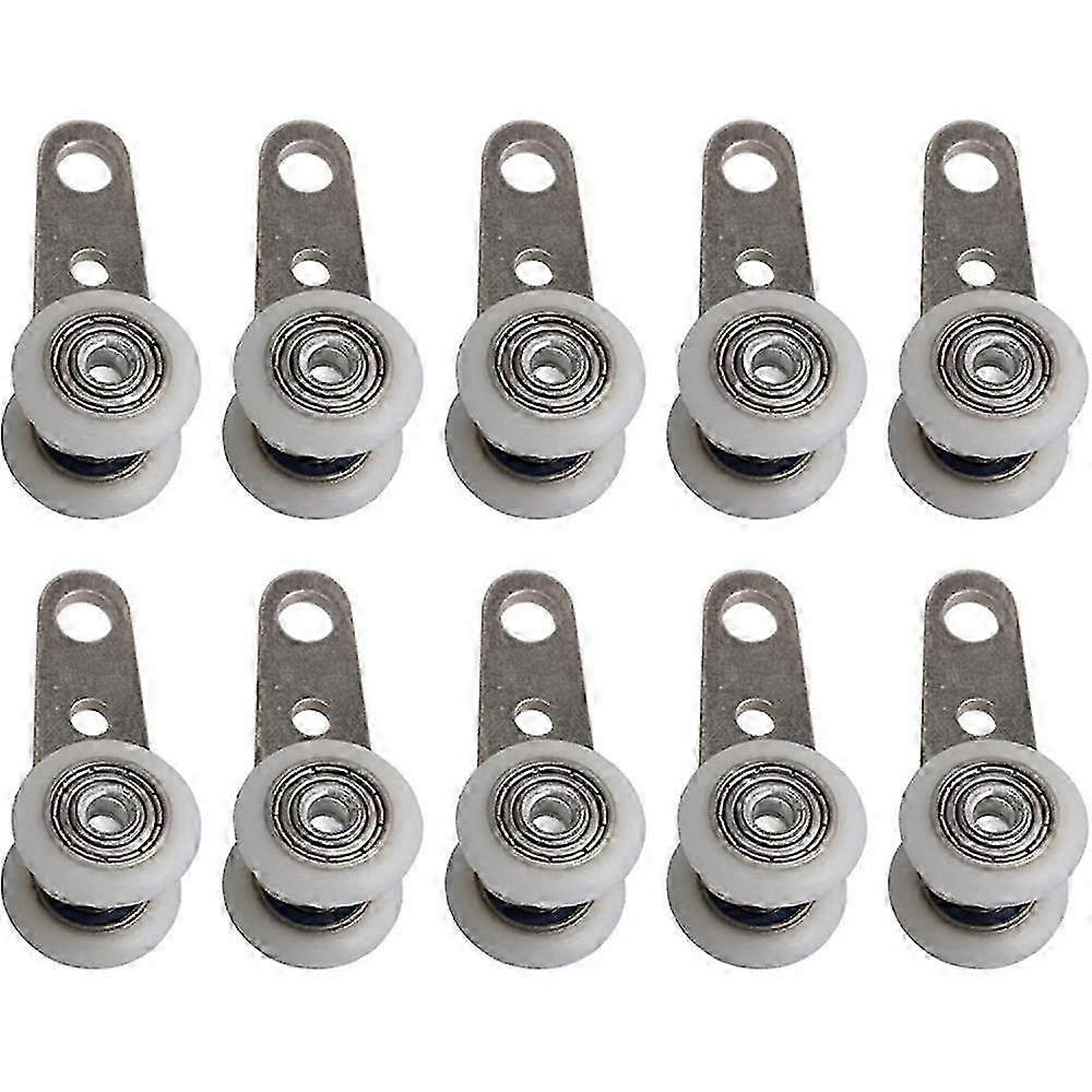 10 Rollers for Bay/Sliding Doors - Metal & Plastic - 4.5 ZBO