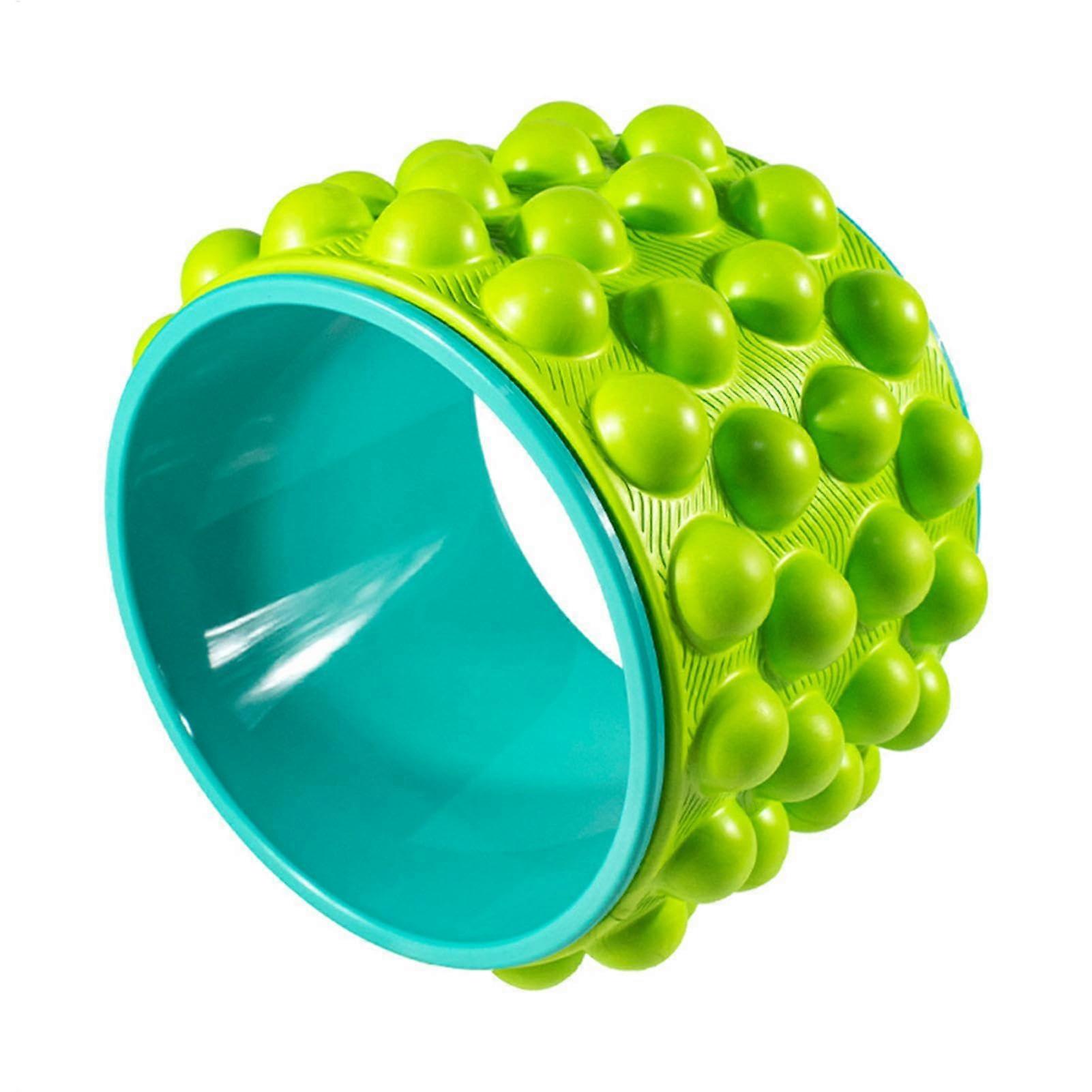 Yoga Wheel for Back – Foam Roller for Stretching, Point Massager for Trigger Point Relief, Ideal Yoga Accessory