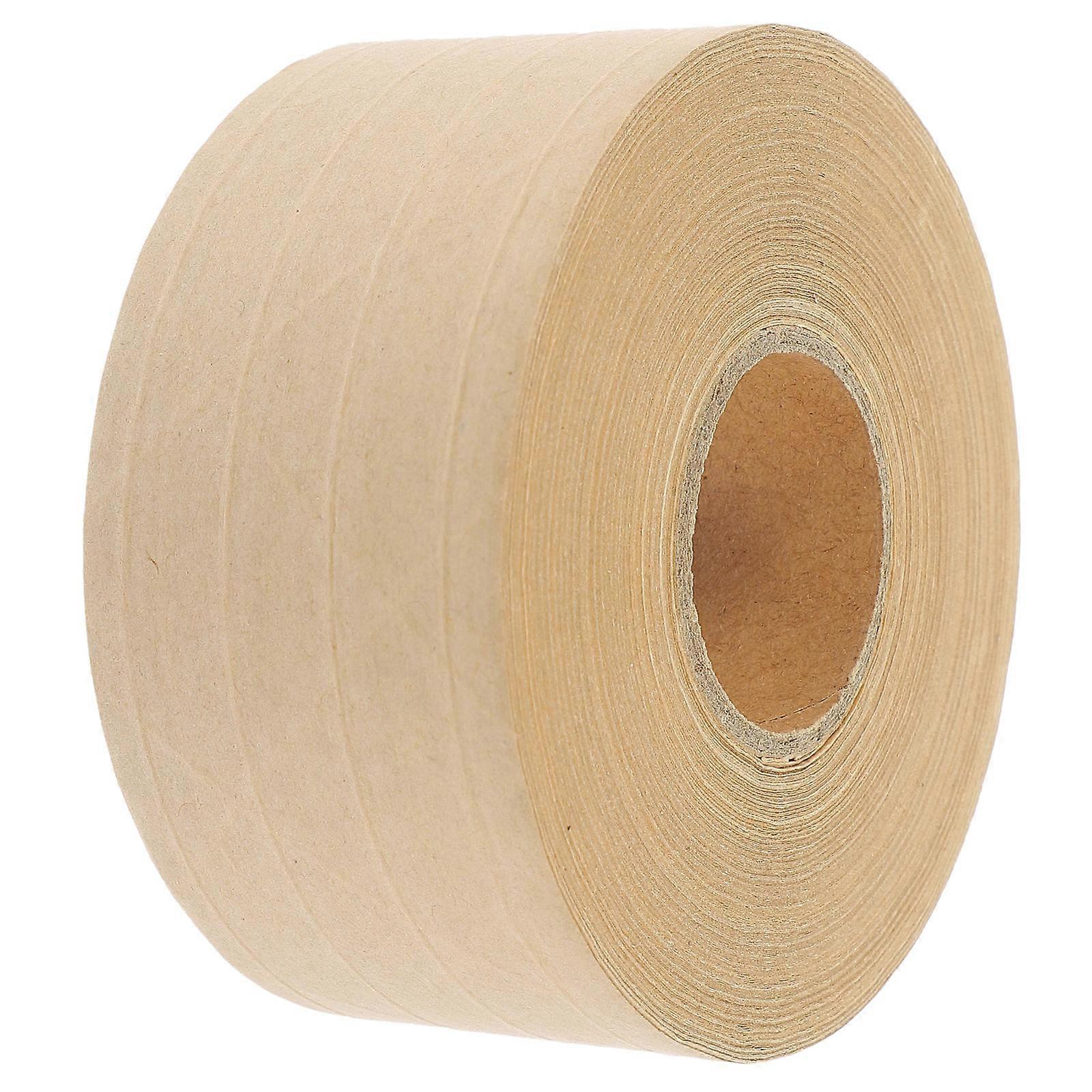 Paper Sealing Tape Khaki Color 500X4.8X0.1CM Size Prevent Dirt and Seal Boxes 1 Roll