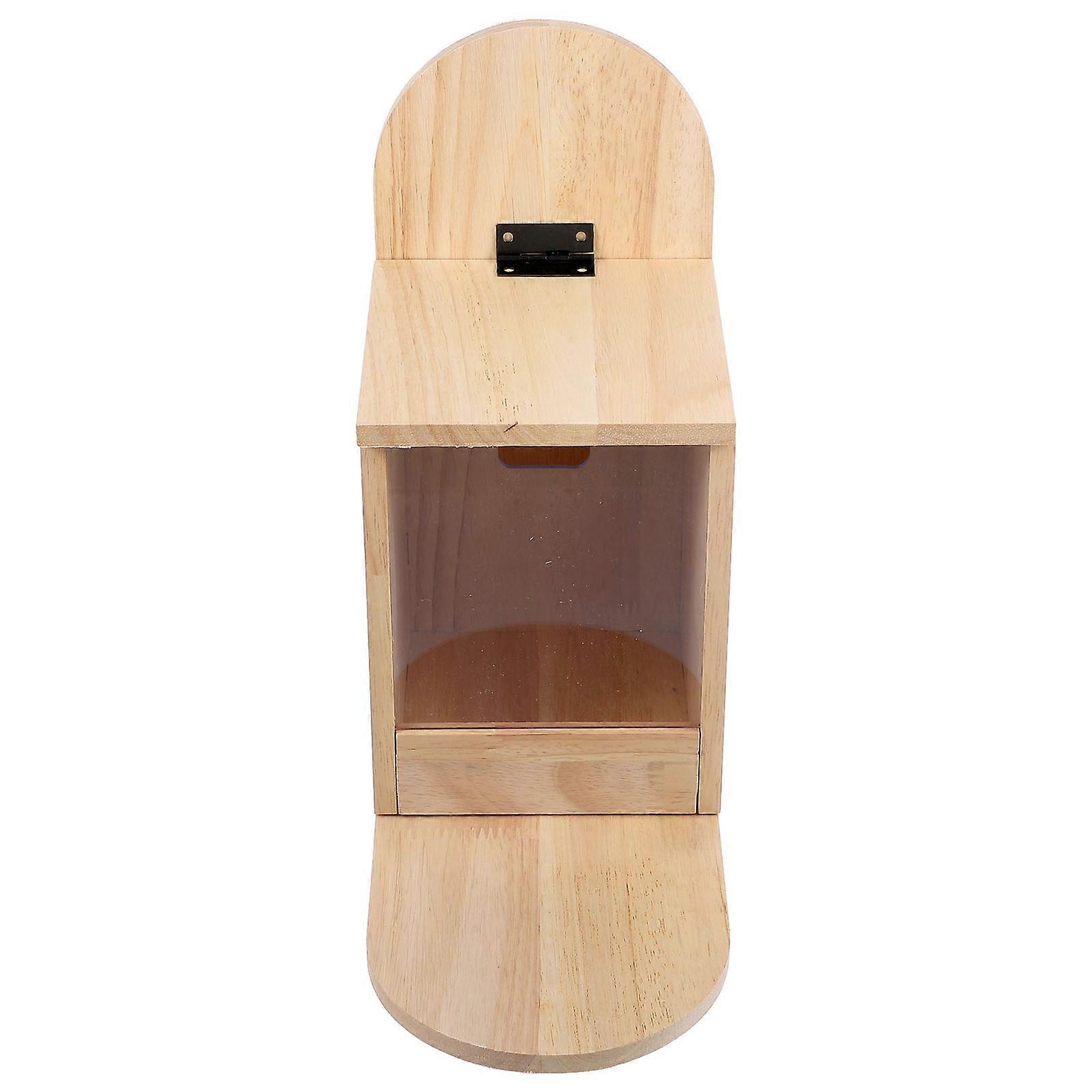 Outdoor Squirrel Feeder Table for Pets Attracting Squirrels and Birds Weather Resistant 24.5x12.5x27.7cm 1Pcs