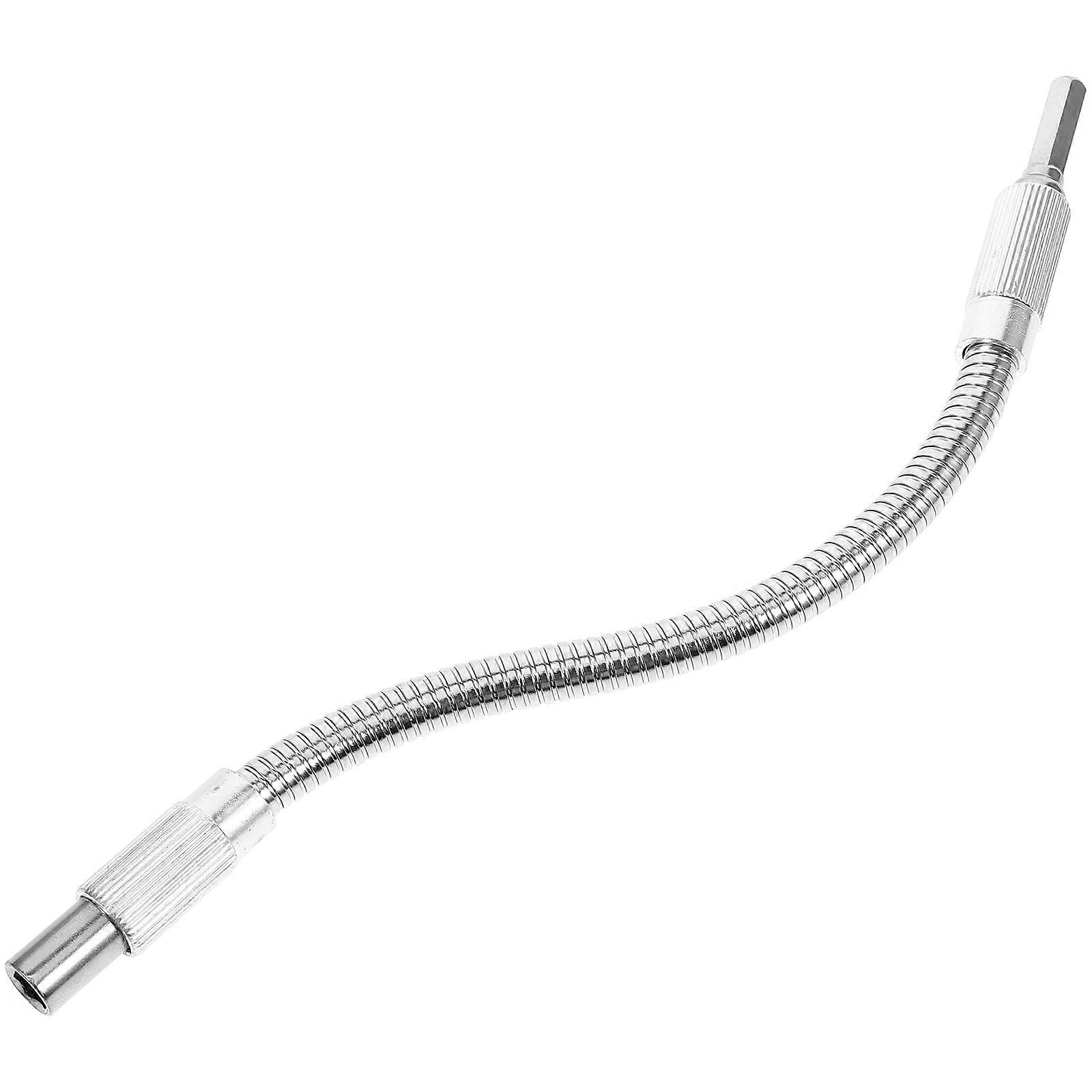 Flexible Shaft Adapter Attachment Screwdriver Shaft Extended Length Various Work Requirements 1Pcs