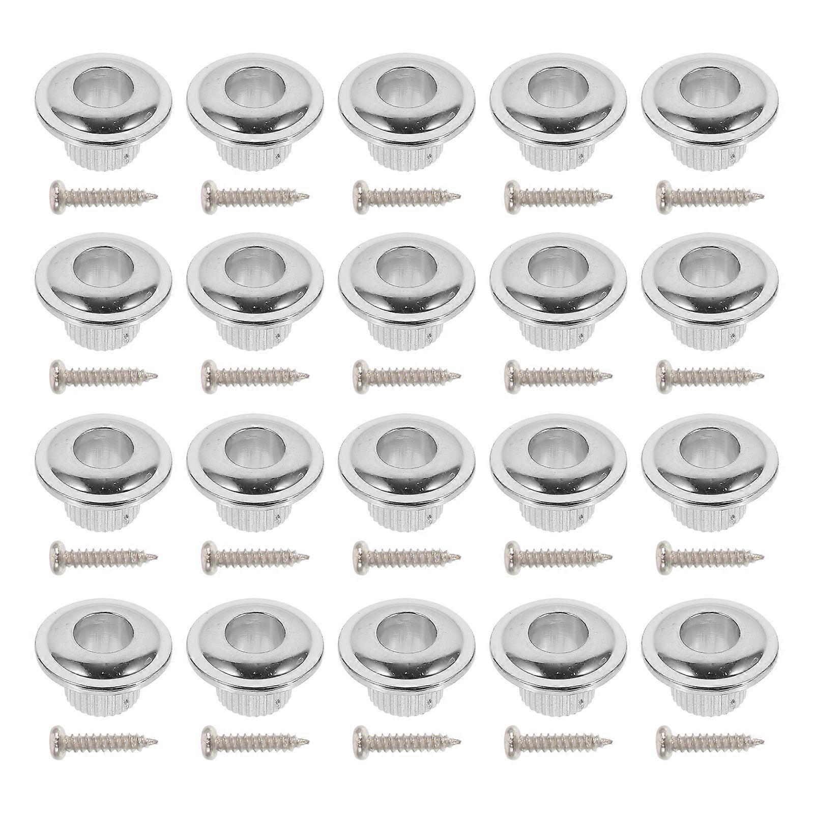 Guitar Tuning Keys Metal Guitar Accessories For Guitar Enthusiasts Round Shape String Tuning Function 1.50X1.50X1.00CM 18Sets