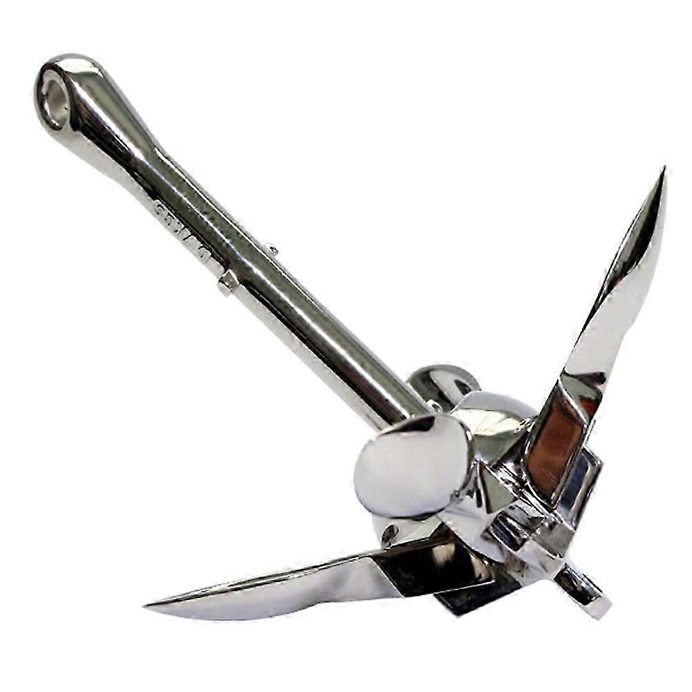 قارب قابل للنفخ 316 الفولاذ المقاوم للصدأ الحديد مرساة معدنية لقارب قارب الطوافة قارب الصيد 0.7Kg