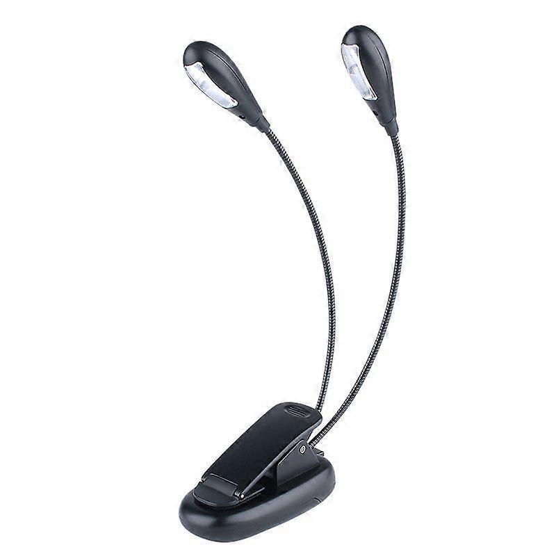 1 piece Music Stand Light, LED Mini Adjustable Clip-on Light