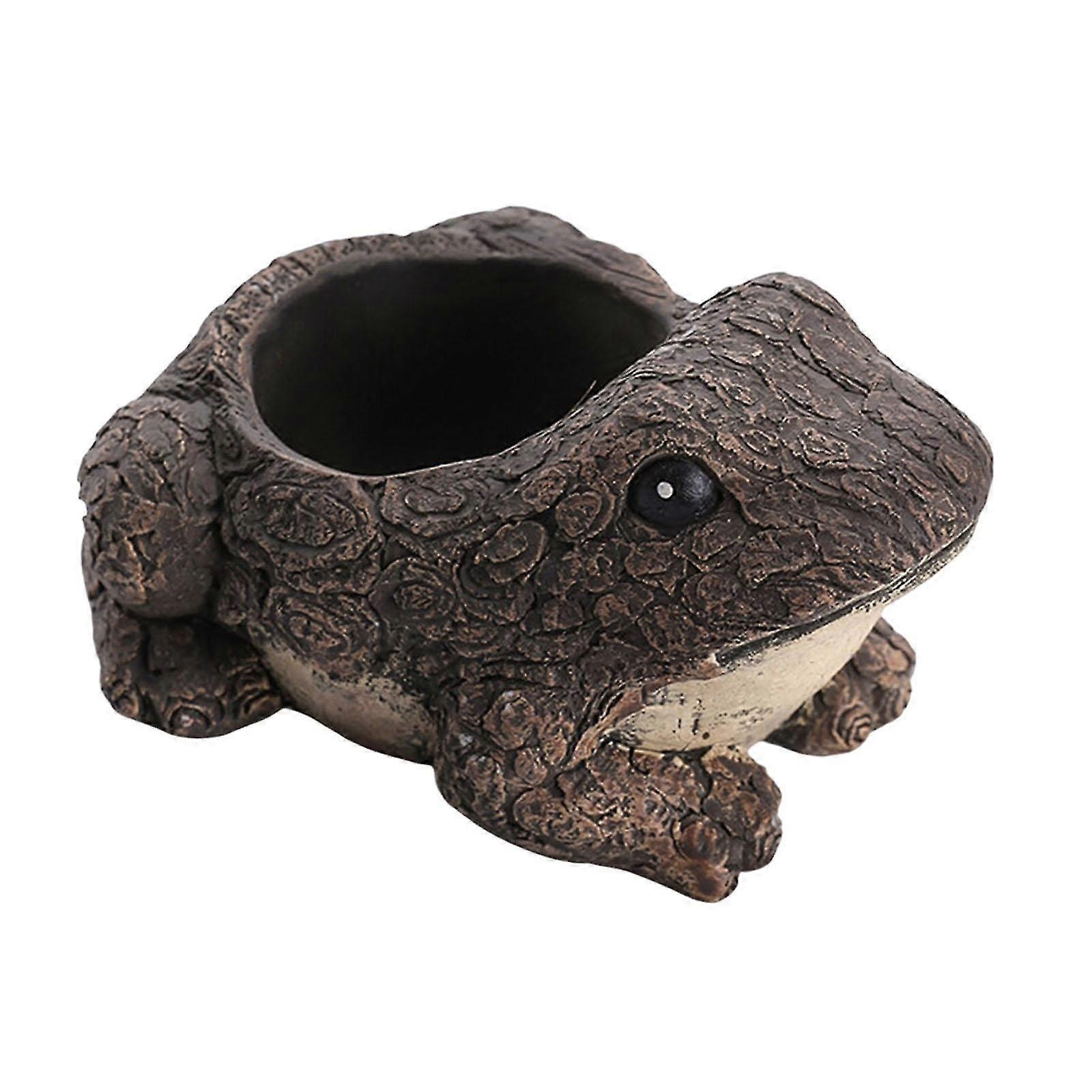 Animal Planter Pot Bonsai Pot Table Flowerpot for Office Farmhouse Bookshelf Turtle