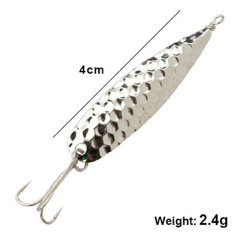 1pcs/5pc/10PCS FTK 0.084oz/2.4g, 0.098oz/2.8g, 0.158oz/4.5g Fish Spoon with Hook Pike Bass Bait Spinner Bait Tackle Hook
