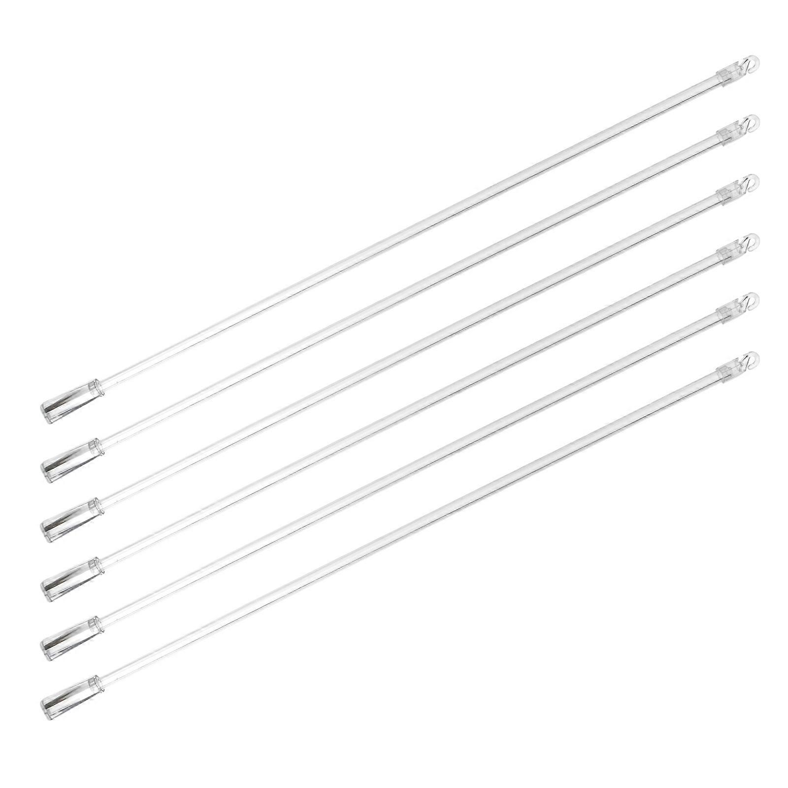 Curtain Pull Rod Wand For Blinds Corrosion Resistant 6Pcs