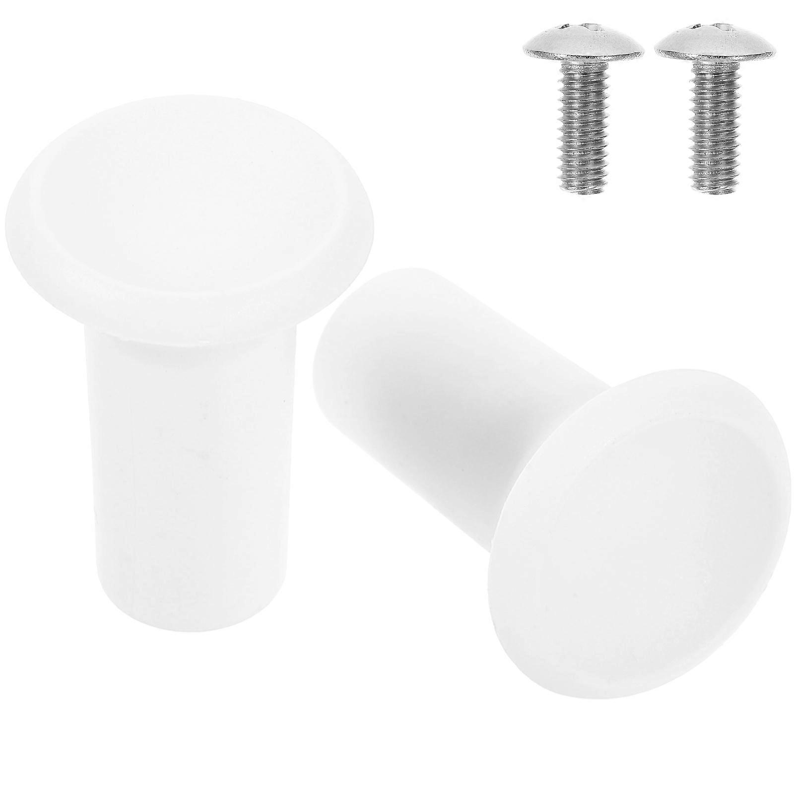 Utility Pegboard Hooks (2pcs) – Heavy Duty Black & White Hooks for Garage, Workshop & Tool Organization – Easy Install Hanging Accessories