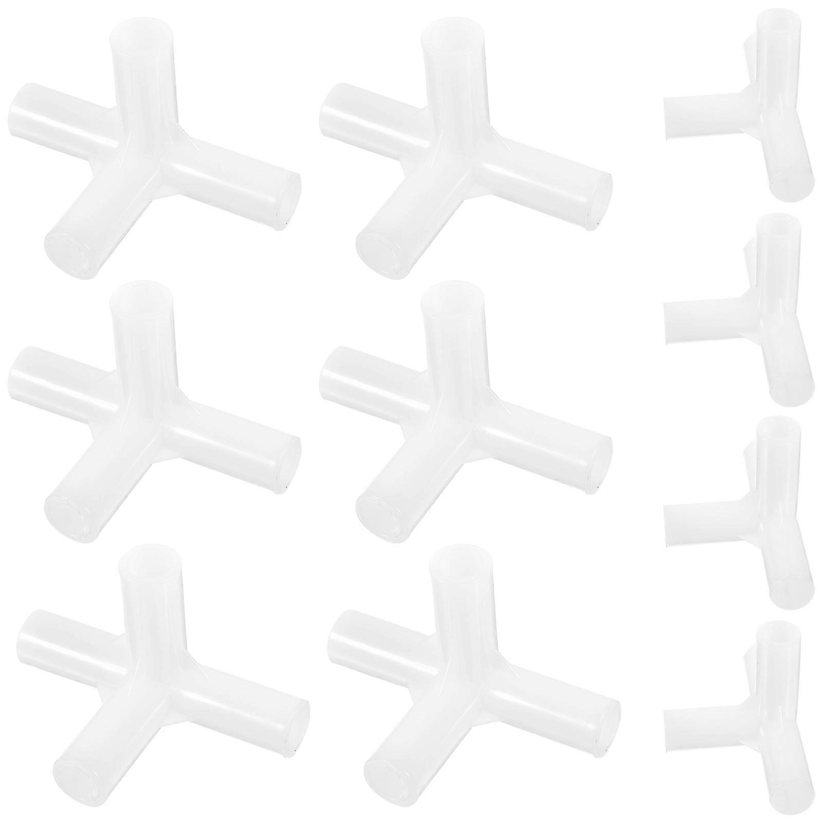 Tent Coupling Connectors Pipe Adapter Garden 24Pcs