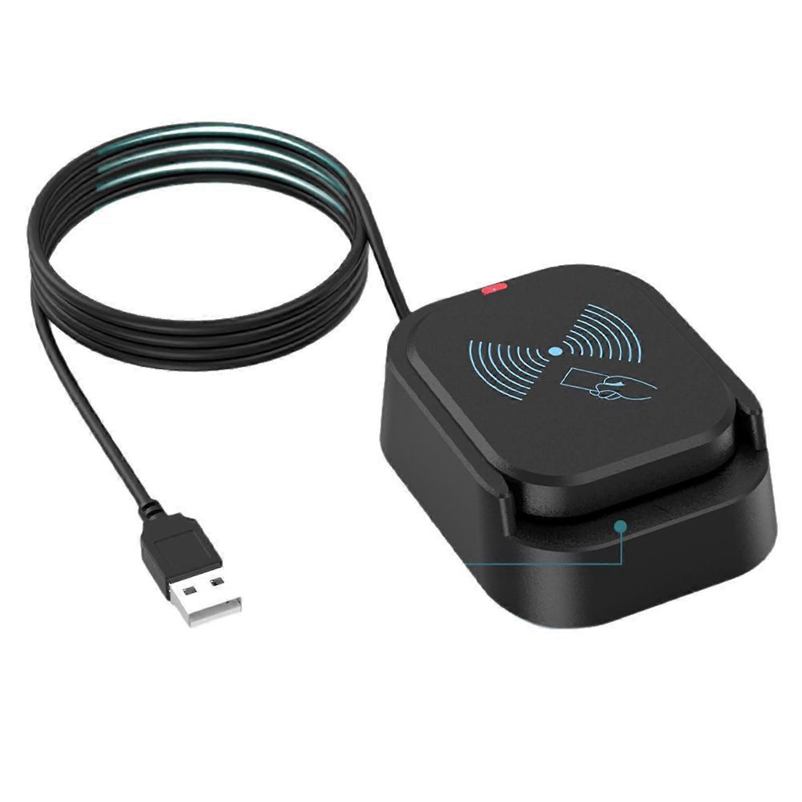 USB Reader Contactless Intelligent IC Card Reader with LED Indicators for Multiple Systems