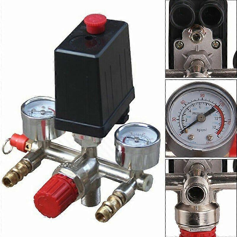 Compression Control Switch Bracket Assembly Oil-Free Quiet Air Compressor Accessories Suitable for Outdoor Use