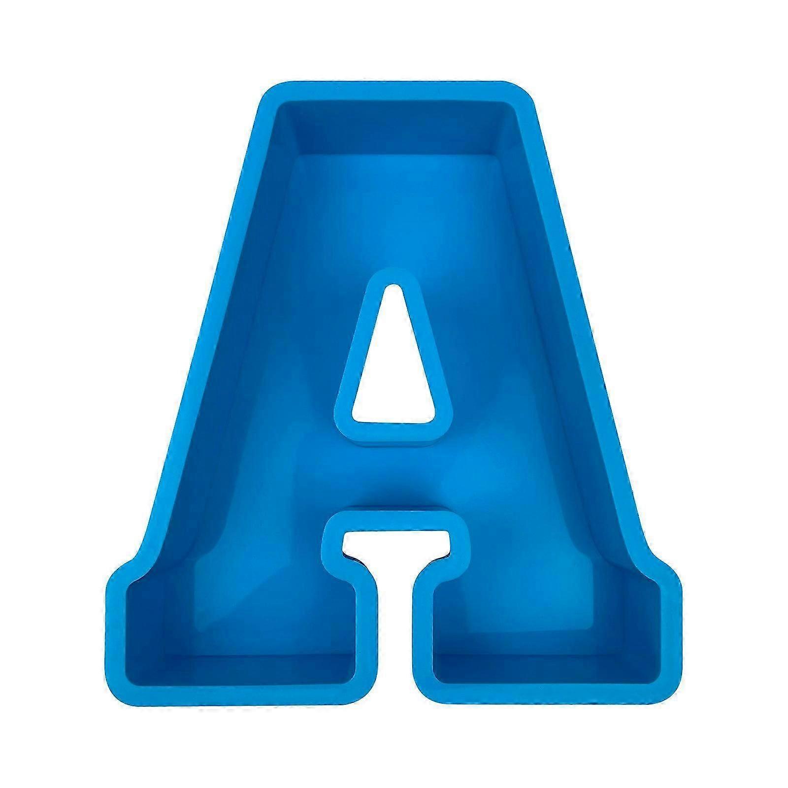 Alphabet Cake Mold - 3D Letter Baking Mold for Cakes &amp; Desserts