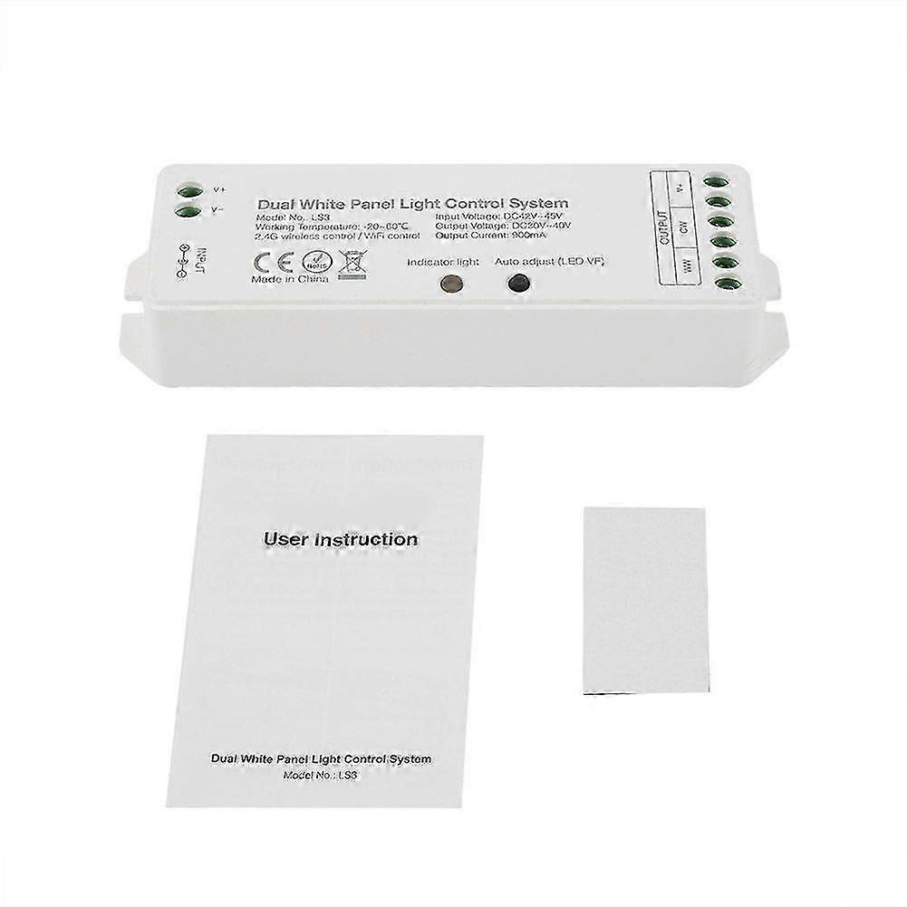 Smart Dual White Panel Light Control System 2.4G Remote & APP Control CCT Bright Adjustment
