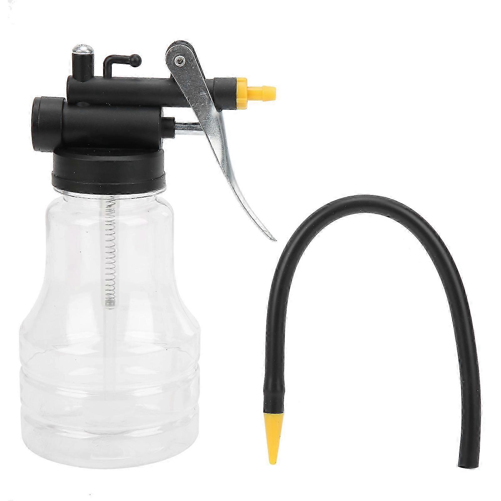 Högtrycks manuell transparent oljefyllningsutrustning 250ml med långt rör