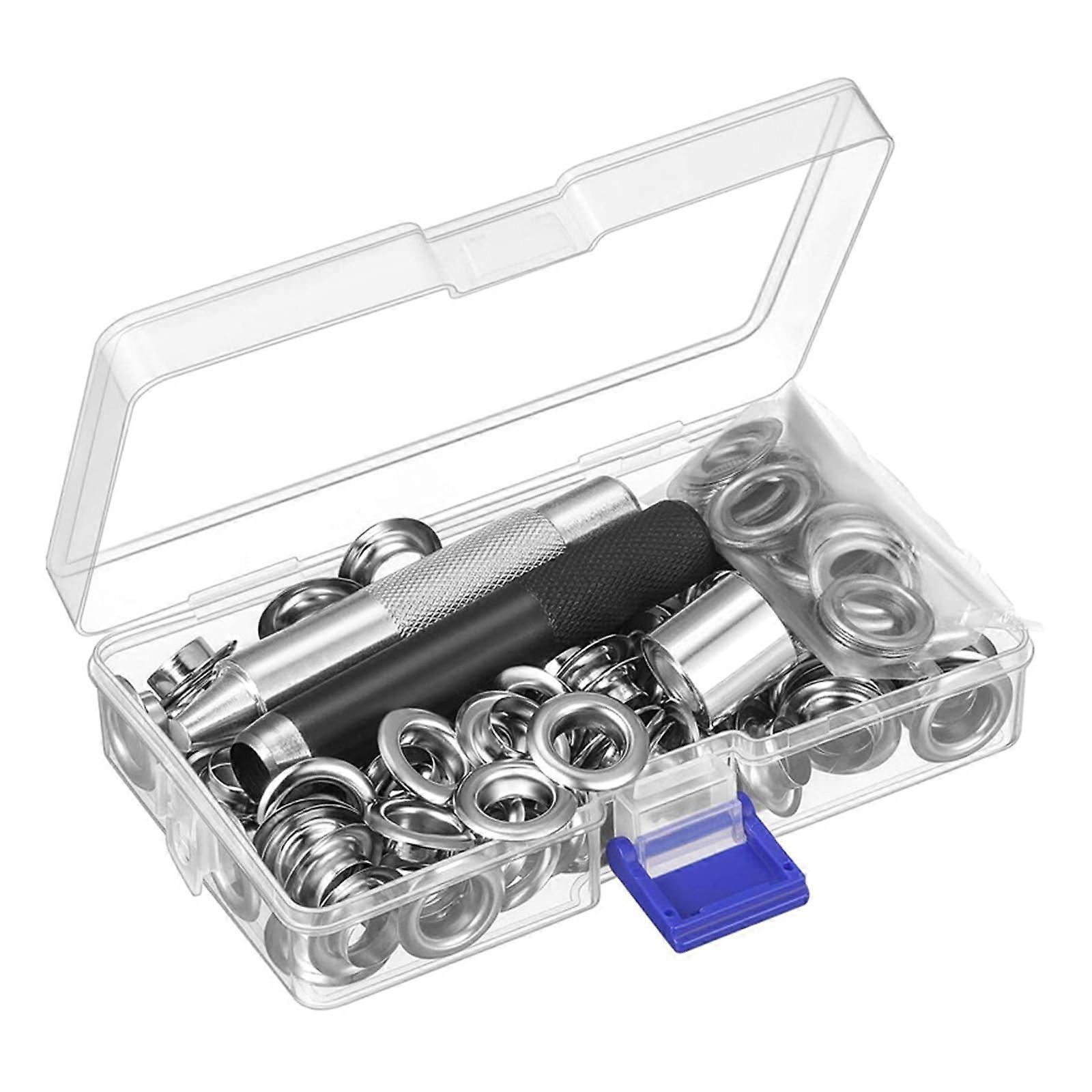 Pack of 100 TROMMET Tool Set Eyelet Kits With Tools 12mm TROMPets