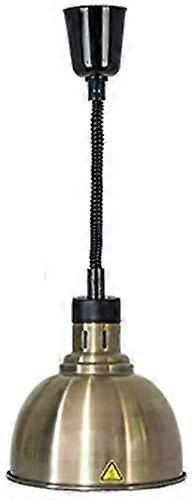 Heat Lamp For Food - Buffet And Restaurant Hanging Warm Lamp, Adjustable 60-180 cm, Silver Finish
