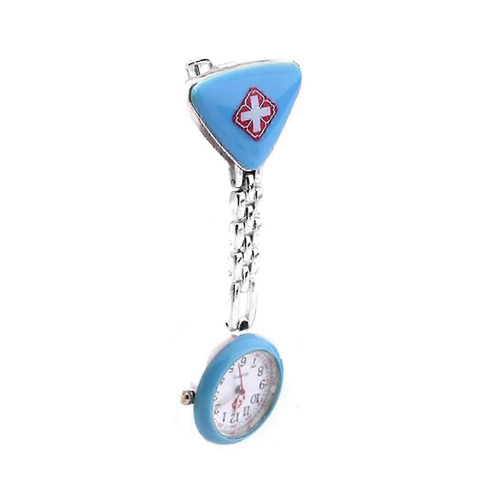 Creative Silicone Quartz Pocket Watch for Women - Luminous Triangular Design and Cute Style