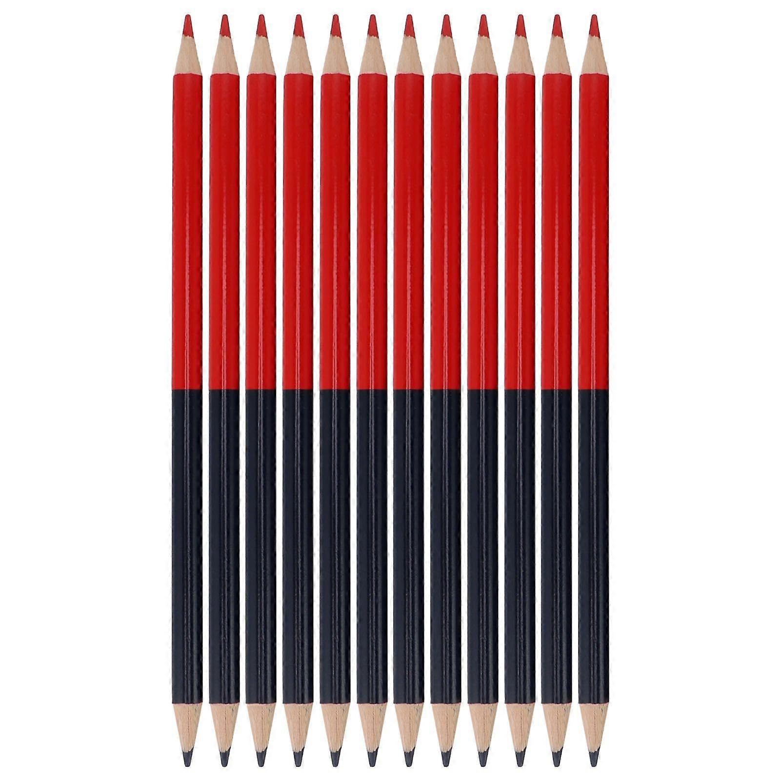 2025 Τελευταίο μοντέλο 12τμχ μολύβια σετ διπλής όψης διαγράψιμο προ ακονισμένο