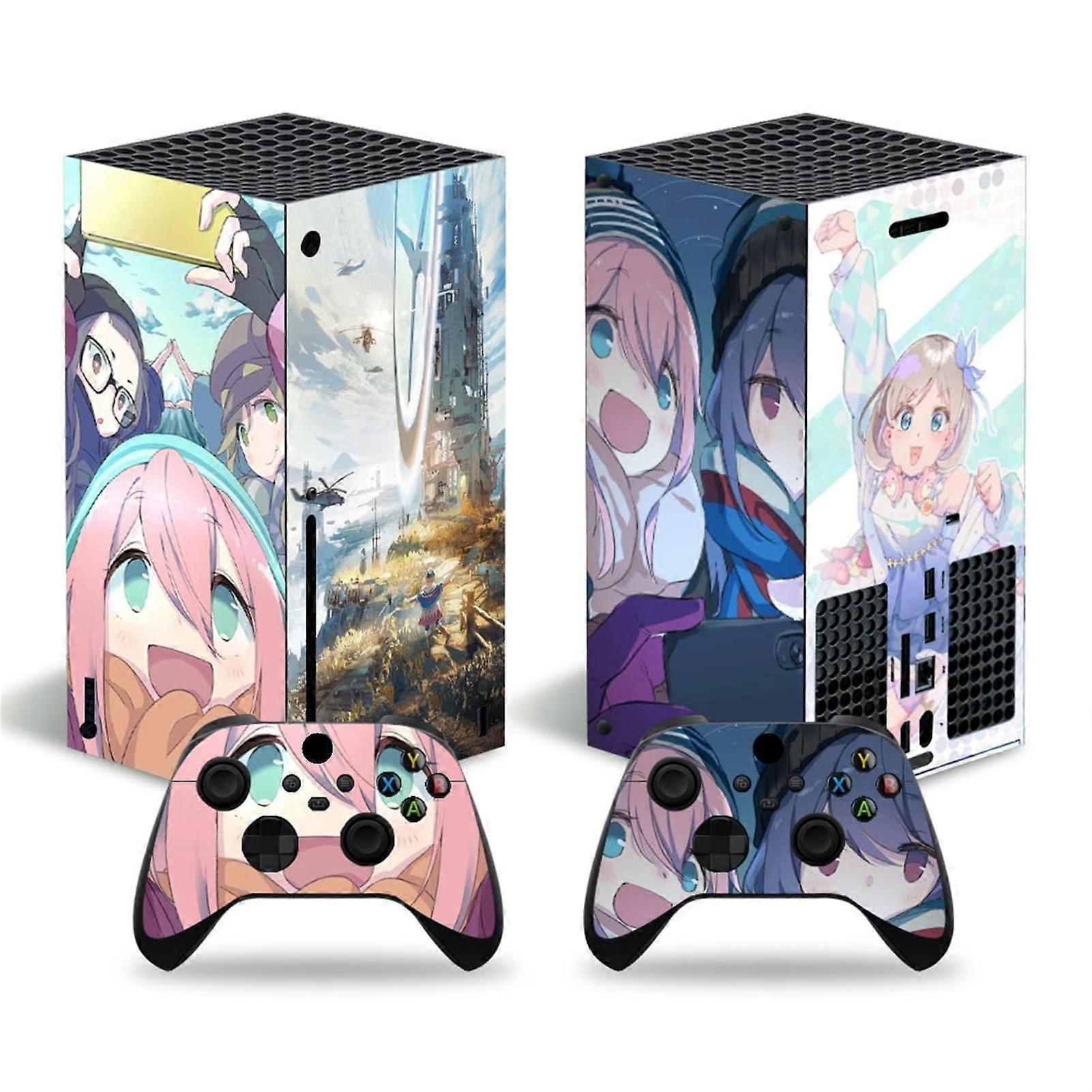 Vinyl Sticker Cover for Xbox Series X Console Cases Sticker with Two Wireless Controller Stickers 75298 Decal