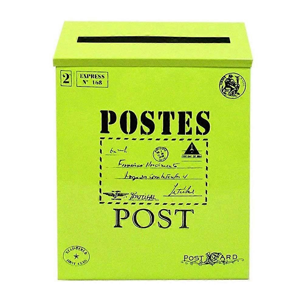 Wallmounted mailboxes, outdoor mailbox, retro metal mailbox with lock