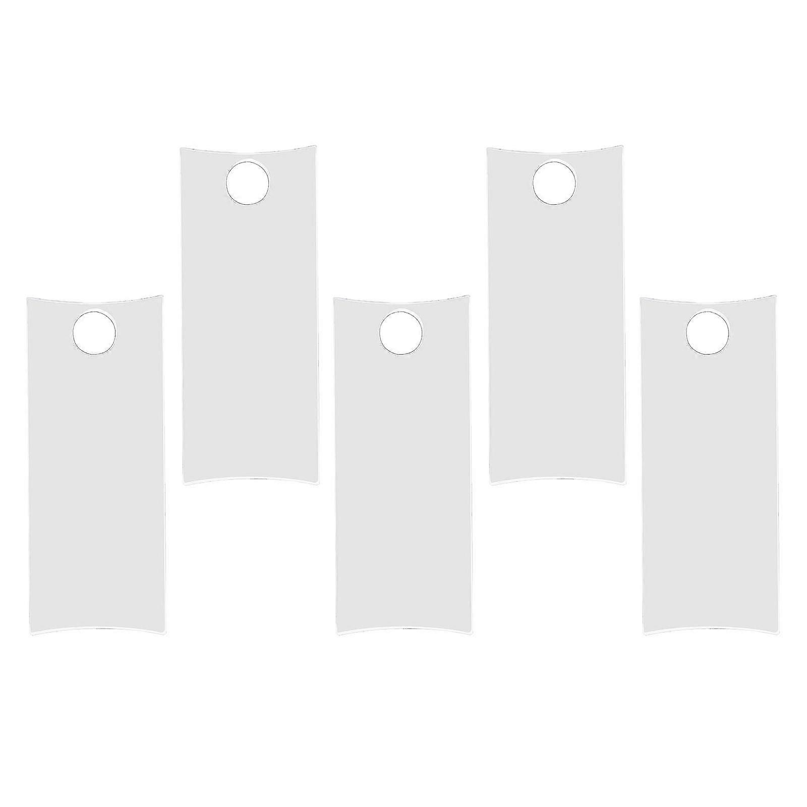 6 Pieces Sublimation Name Plates Blanks Multifunctional DIY Identify Label Work Pass Card Acrylic Name Tag Suitable for Travel and Outdoor A