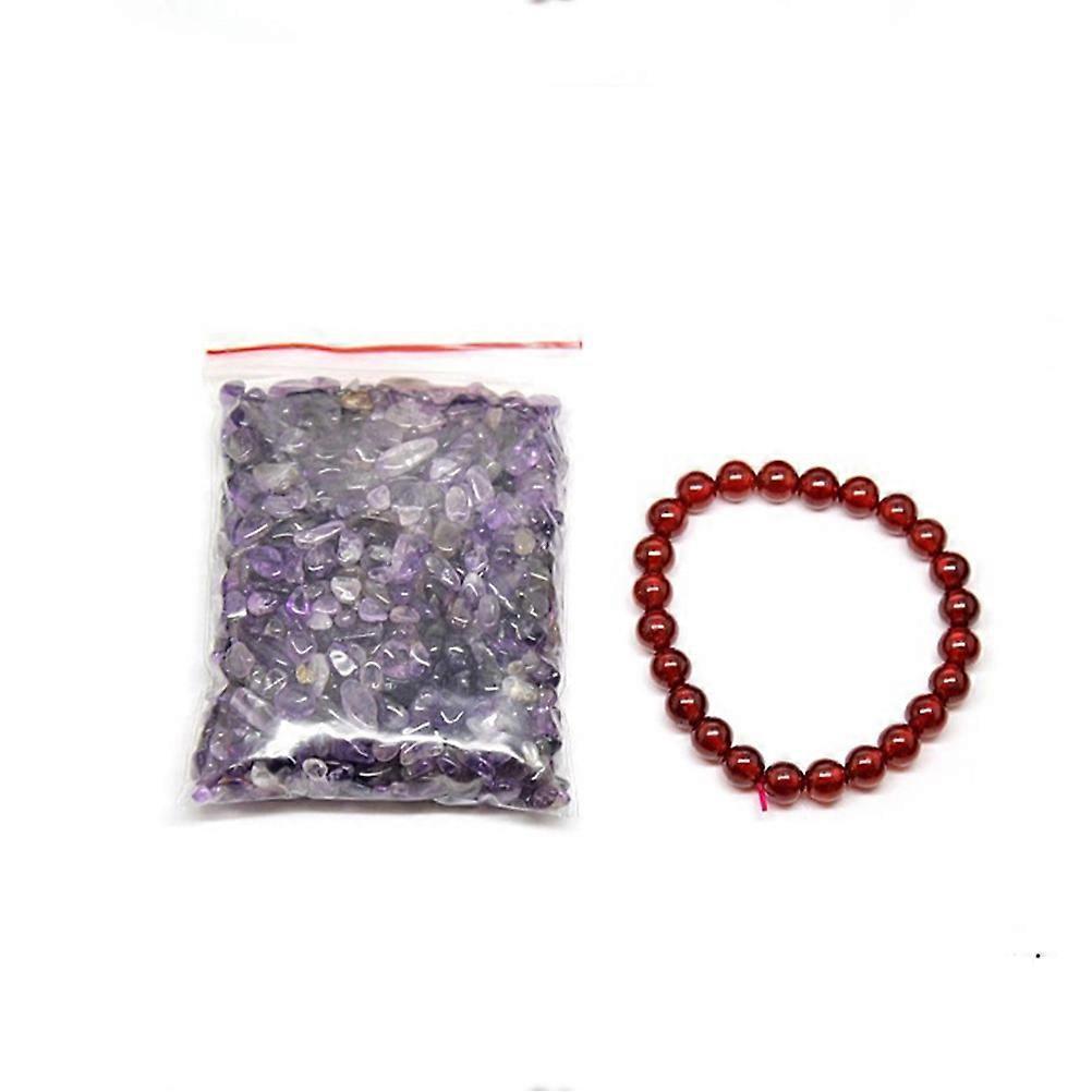 Tumbled Amethyst Stones Amethyst Mineral Specimen Aquarium Decor Desk Decoration Purple 0.7 x 0.7 x 0.1 Cm Supports Spiritual Growth 1Set